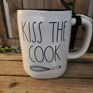 Rae Dunn "KISS THE COOK" Mug